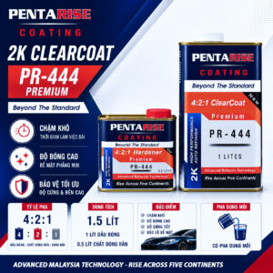 Dầu Bóng Chậm Khô PentaRise Premium 2K PR-444 (4:2:1) 1.5 Lít