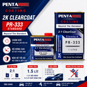 Dầu Bóng Chậm Khô PentaRise Standard 2K PR-333 (2:1) 1.5 Lít